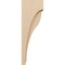 Ekena Millwork 6"W x 12"D x 36"H Thin Helena Rough Cedar Woodgrain TimberThane Corbel, Primed Tan CORUR06X12X36HELRCPR - alternate 4